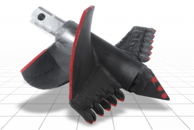 Забурник шнековый 270 мм. II ДЛШ-270-114х8-200-400-Рп3-Л125-Т90-S10